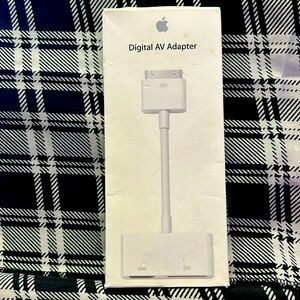 Apple MD098ZM/A
30-Pin Digital AV HDMI Adapter -
White